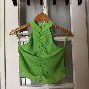 Staud Mini Coastal Top Lime Green
